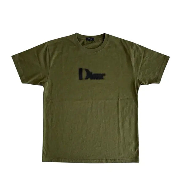 [BUNJANG] Dime Logo Short Sleeve T-Shirt Olive / Dime 로고 반팔 티셔츠 올리브