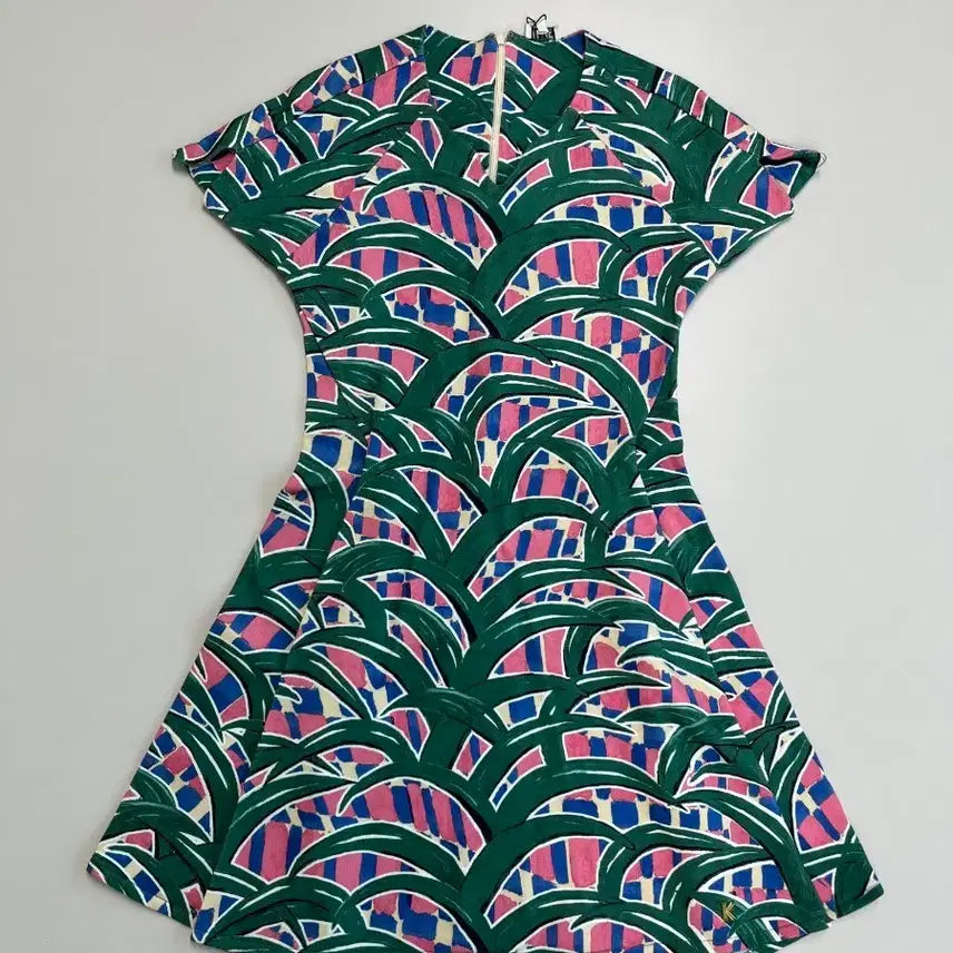 [BUNJANG] Kenzo Multicolor Floral Dress Size 36 / [정품/새상품] 겐조 멀티컬러 플로럴 드레스 원피스 36