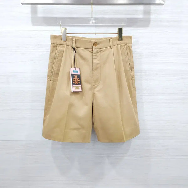 [BUNJANG] Gucci Pineapple Logo Patch Beige Shorts 671828 / 46 / 구찌 파인애플 로고 패치 베이지 반바지 671828