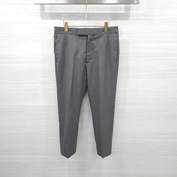 [BUNJANG] Thom Browne Classic Grey Three-Stripe Pants (Size 0) / 0 / 톰브라운 클래식 그레이 삼선 팬츠 MSC001A