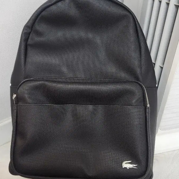 [BUNJANG] Lacoste Backpack Black / 라코스테 백팩 블랙