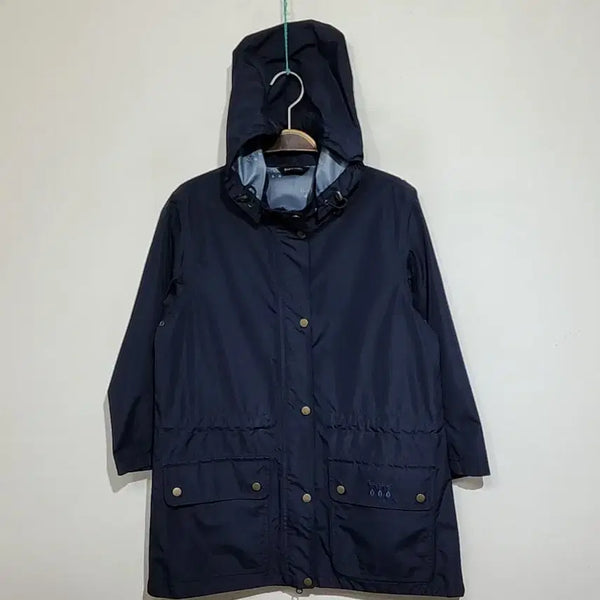 [BUNJANG] Barbour Hooded Waterproof Jacket Navy / (L) 바버 후드자켓 네이비 방수 점퍼 BARBOUR