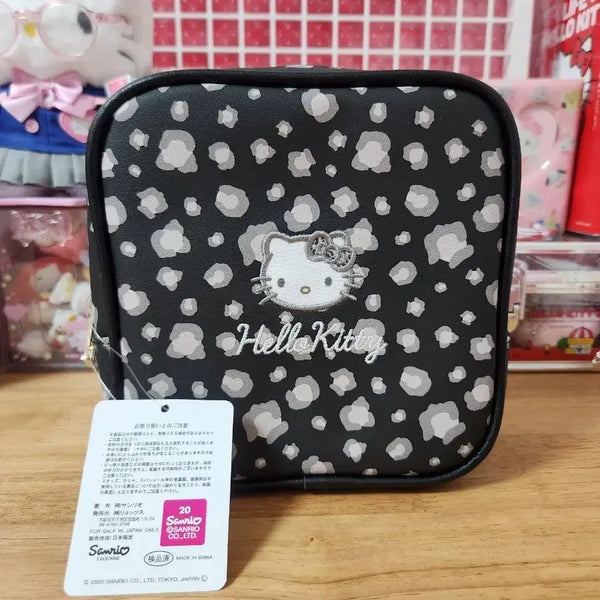 [BUNJANG] Hello Kitty Leopard Print Square Pouch / 헬로키티 호피사각파우치