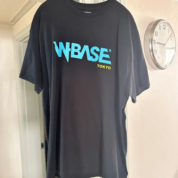 [BUNJANG] WBASE Black Short Sleeve T-Shirt XL / WBASE 반팔티 xl