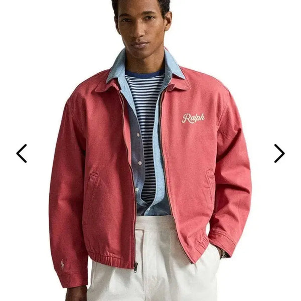 [BUNJANG] Polo Logo Big Jacket Pink L / 폴로 로고 빅 자켓 핑크 L 새상품