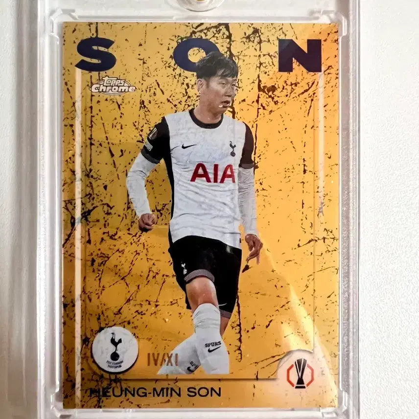 [BUNJANG] Topps Chrome Europa League Winning Season Son Heung-min XI Limited Card / 탑스 크롬 유로파 우승 시즌 손흥민 XI 한정 카드