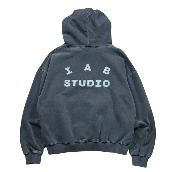 [BUNJANG] IAB Studio Pigment Hoodie / 아이앱 스튜디오 피그먼트 후드티