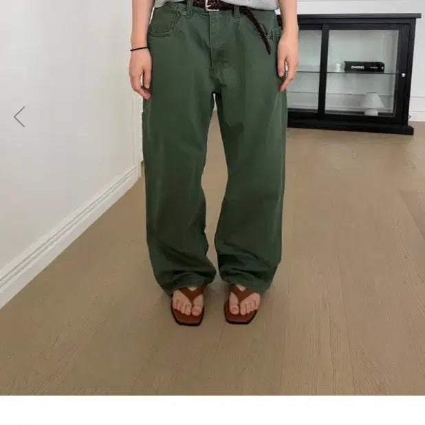 [BUNJANG] Carpenter Denim Pants Khaki/Beige M / 아카이브류 카펜더데님