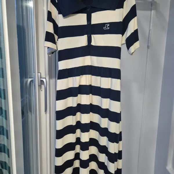 [BUNJANG] Juicy Judy Striped Polo Dress Size 90 / 쥬시쥬디 스트라이프 원피스 90사이즈