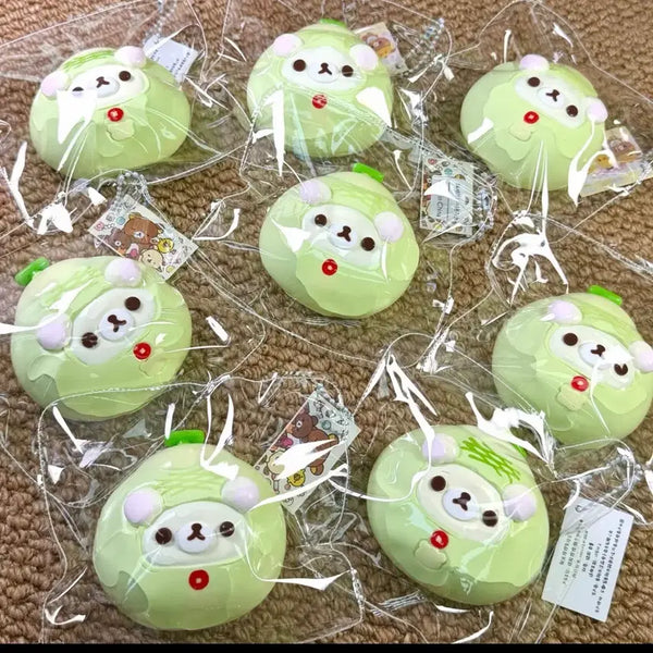 [BUNJANG] Melon Rilakkuma Squishy Toy (ovo Shop) / (새상품) 통멜론쿠마 말랑이(ovo샵)