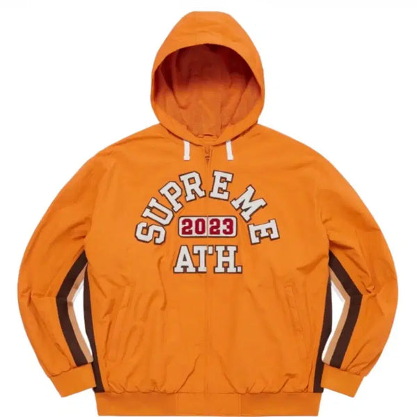 [BUNJANG] Supreme Appliqué Hooded Track Jacket / 슈프림 아플리케 후드 트랙 자켓