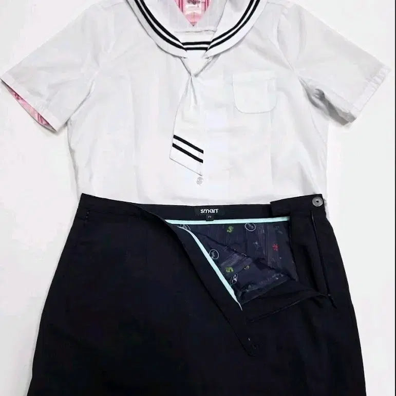 [BUNJANG] Yangmyeong Girls' High School Summer Uniform Set / 예쁜 여자교복 하복교복 짧치세트u57(양명여고)