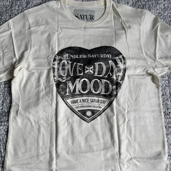[BUNJANG] SAETER Retro Mood Short-Sleeve T-Shirt / 세터 레트로 무드 반팔티