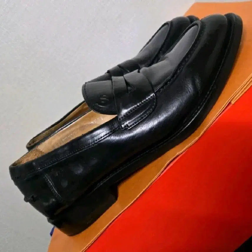 [BUNJANG] Dupont Men's Leather Sneakers Size 260-265 / 듀퐁 남성구두 스니커즈 (표기41)260-265