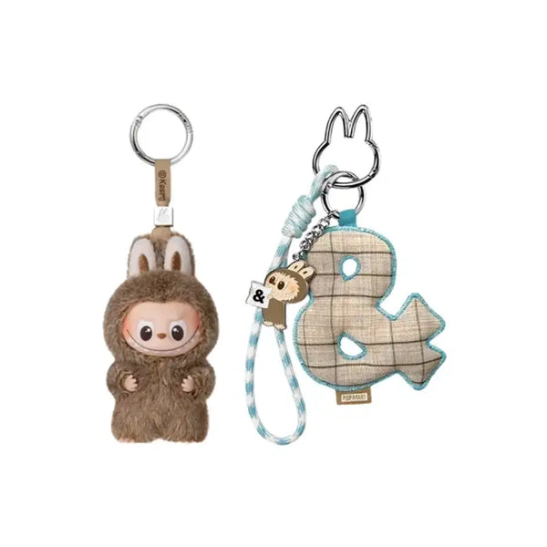 [BUNJANG] POP MART Pin For Love Mini Labubu & Initial Keyring Set / [팝마트] 핀포러브 세트(&)