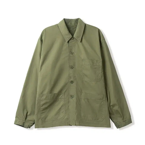 [BUNJANG] Steadyest Wear Light Work Shirt Jacket (Olive) / 스테디에브리웨어 라이트 워크 셔츠 자켓 (올리브)