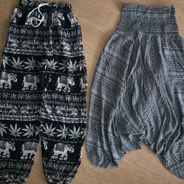 [BUNJANG] Thai Rayon Pants (Set of 2) / 태국 바지 인견바지 2개 몽땅