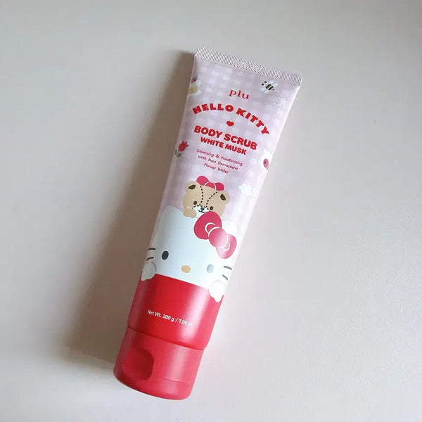 [BUNJANG] Fruche Hello Kitty Body Scrub White Musk 200g / 새상품 플루 헬로키티 바디 스크럽 화이트 머스크 200g