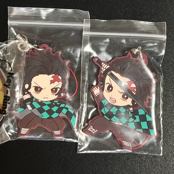 [BUNJANG] Demon Slayer Tanjiro Rubber Strap Bundle Set / 귀멸의 칼날 탄지로 러버스트랩 일괄