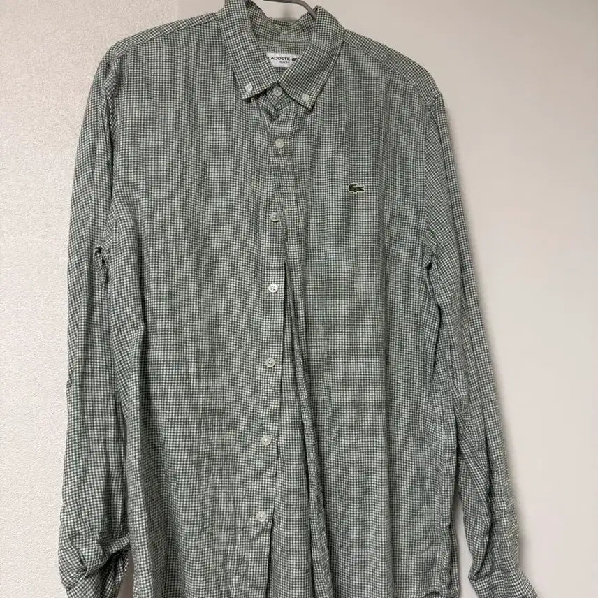 [BUNJANG] Lacoste Shirts (Green, Blue) - Bundle Set / 라코스테 셔츠(그린,블루) 2장 일괄