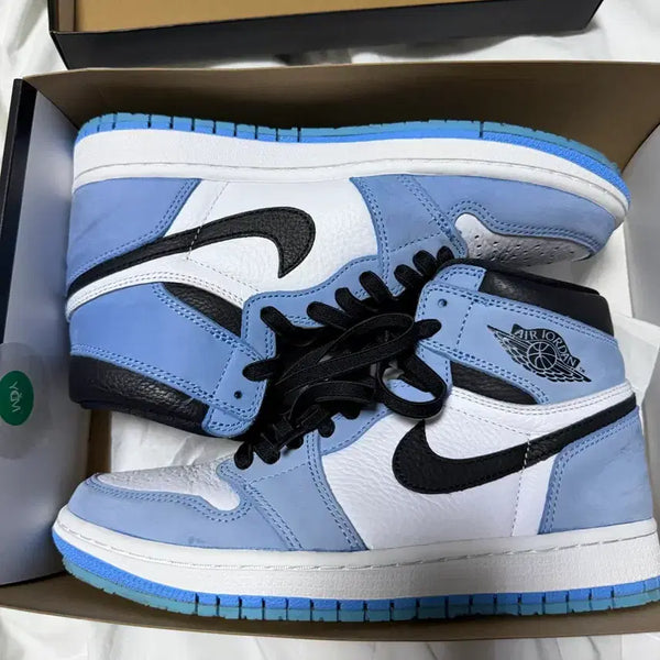[BUNJANG] Air Jordan 1 High 'University Blue' Sneakers / 조던 하이 유니버시티 블루 / 유블