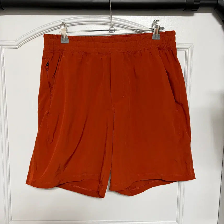 [BUNJANG] Lululemon Facet Breaker Linerless Shorts 7" Orange M / [M] 룰루레몬 페이스 브레이커 라이너리스 쇼츠 7" 오렌지