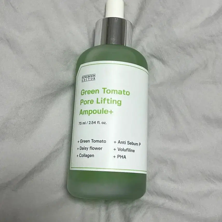 [BUNJANG] Ingredient Editor Green Tomato Pore Ampoule 75ml / 성분에디터 그린토마토 모공앰플 75ml 새상품