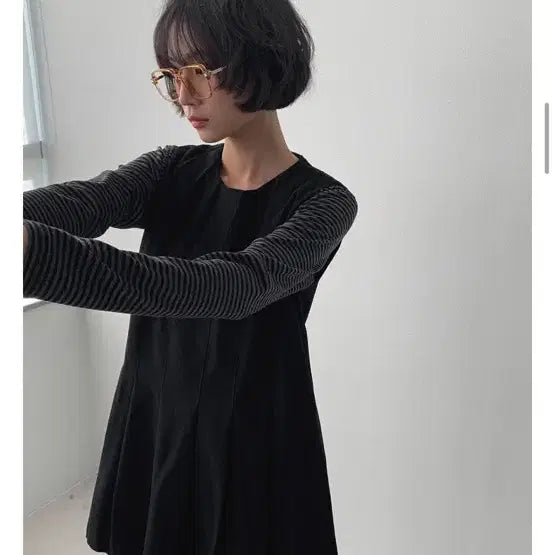 [BUNJANG] Dailyjew Poibe Stripe T-Shirt / 데일리쥬 포이베 스트라이프 티셔츠
