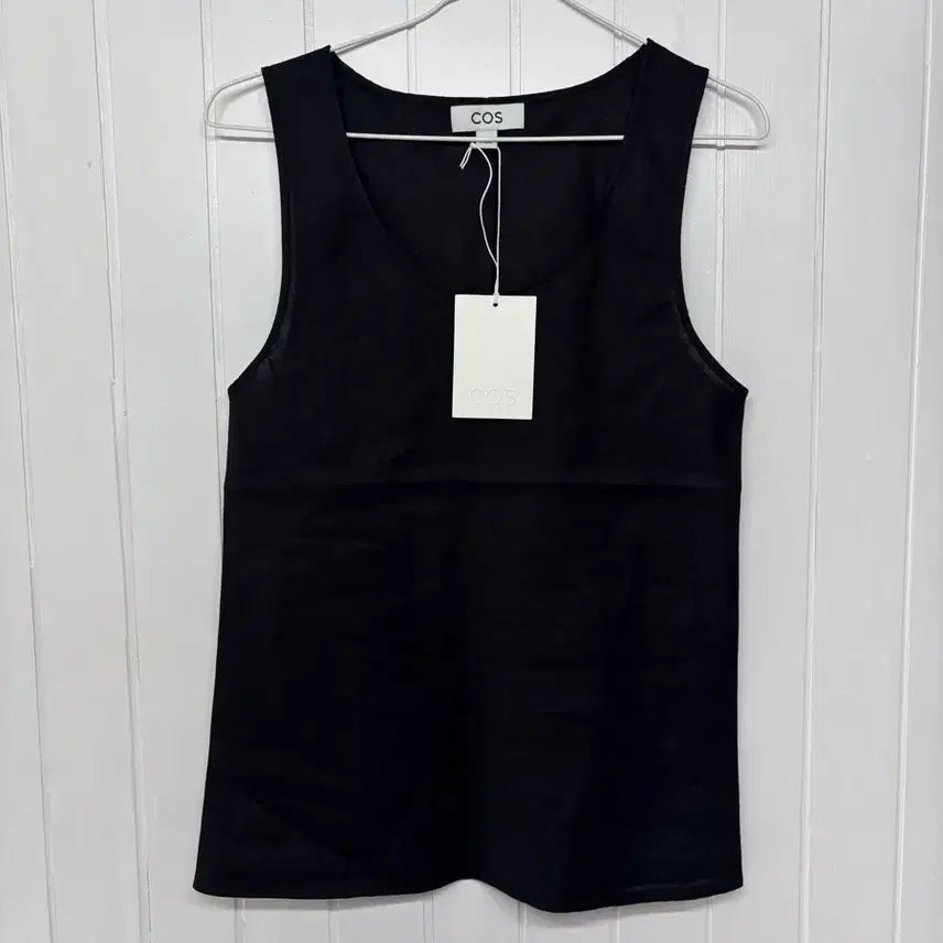 [BUNJANG] COS Black Linen Sleeveless Top Size 36 (Fits 44-55) / 새상품 코스 블랙 린넨 슬리브리스 36(44-55) ㅡ0701
