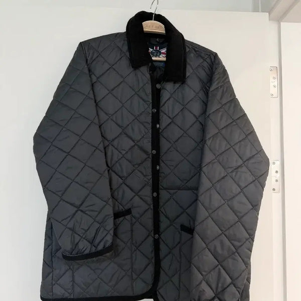 [BUNJANG] Lavenham Quilted Jacket Black Size M / 라벤햄 퀼팅 자켓 블랙 M사이즈 판매합니다