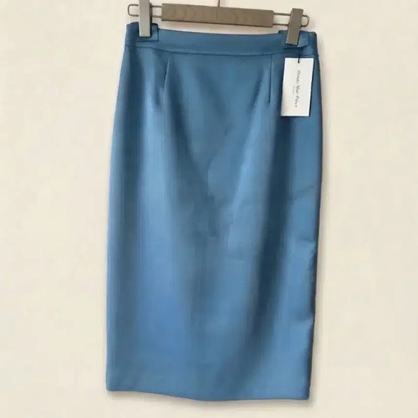[BUNJANG] Mango, Many Please Satin Pencil Skirt / 망고매니플리즈 새틴 펜슬 스커트