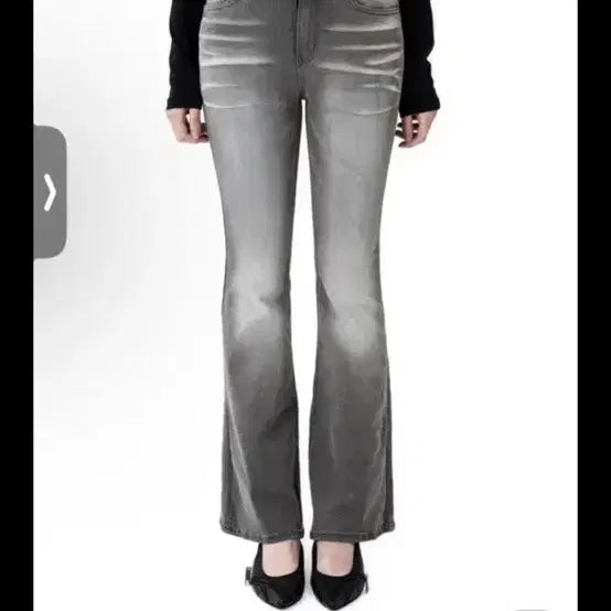 [BUNJANG] Synergy Dust Cat Washing Grey Bootcut Jeans - Size M / (새상품)시너진 더스트 캣워싱 그레이 부츠컷 M 사이즈