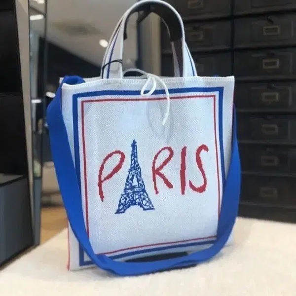 [BUNJANG] Hansem Rouge & Lounge Knit Tote Bag / 한섬 루즈앤라운지 토트백(새상품)