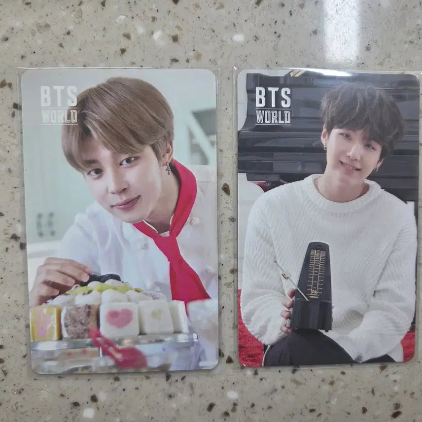 [BUNJANG] BTS World Bundle Set Jimin & Suga Photocards / 일괄) BTS world 비티에스 월드 비월포카(지민,슈가) 판매