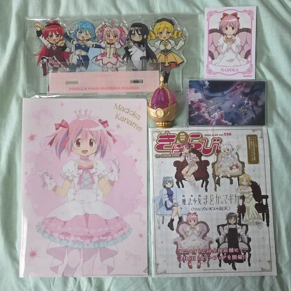 [BUNJANG] Puella Magi Madoka Magica Merchandise Set (Acrylic, File, Magazine, Gacha) / 마법소녀 마도카 마기카 굿즈 세트(아크릴,파일,잡지,가챠)
