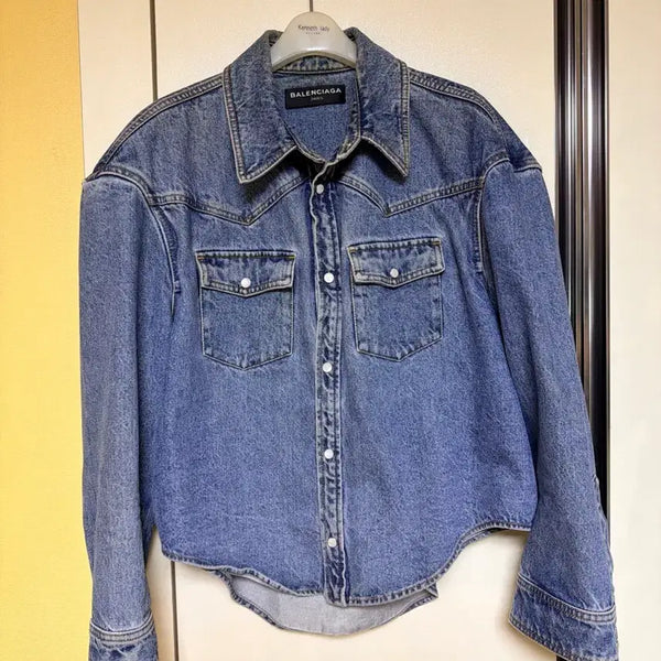 [BUNJANG] Balenciaga 17SS Denim Shirt M / 발렌시아가 / 17ss 데님셔츠 / M