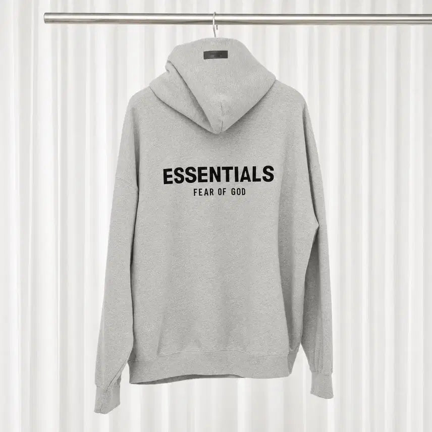 [BUNJANG] Fear of God Essentials Hoodie Grey 2XL / [A+]피어오브갓 에센셜 후드티 그레이 2XL