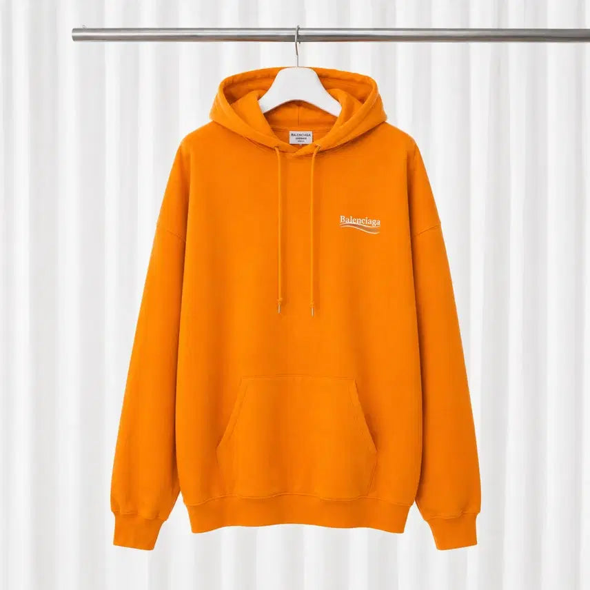 [BUNJANG] Balenciaga Wave Logo Hoodie Orange XL / [A+]발렌시아가 웨이브로고 후드티 오렌지XL