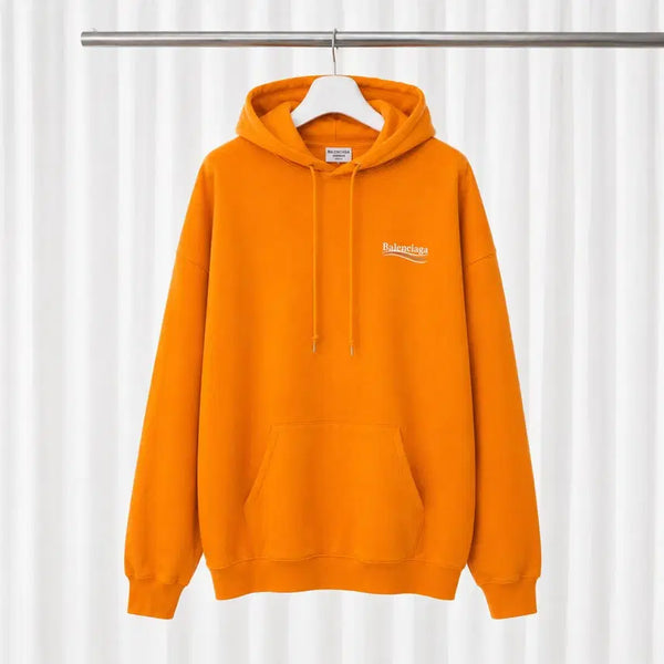 [BUNJANG] Balenciaga Wave Logo Hoodie Orange XL / [A+]발렌시아가 웨이브로고 후드티 오렌지XL