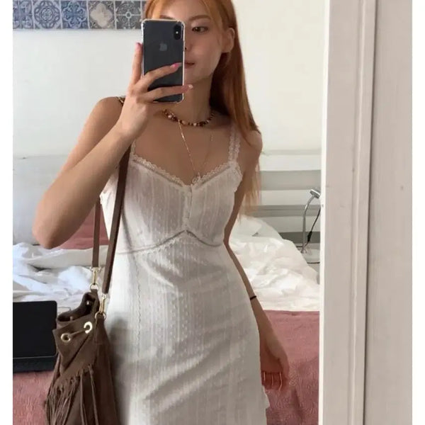 [BUNJANG] Lulu Seoul White Dream Mini Dress / 루루서울 White Dream Mini Dress 새상품