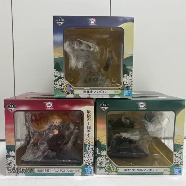 [BUNJANG] Demon Slayer Ichiban Kuji Lot - Kyojuro Rengoku A Prize Tanjiro, C Prize Akaza Bundle (Sealed) / (미개봉)귀멸의칼날 제일복권 라원 렌고쿠,A상 탄지로,C상 아카자 일괄!