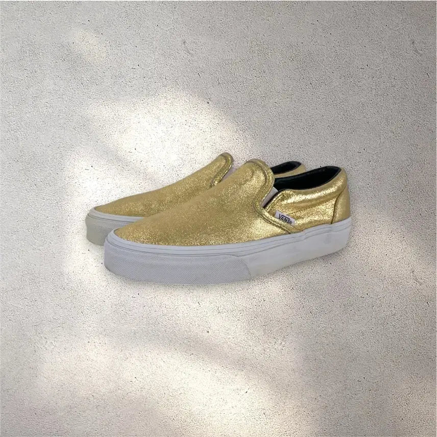 [BUNJANG] Vans Classic Slip-On Gold (US M4.5/W6) / [225] 반스 클래식 슬립온 골드 (No.656)