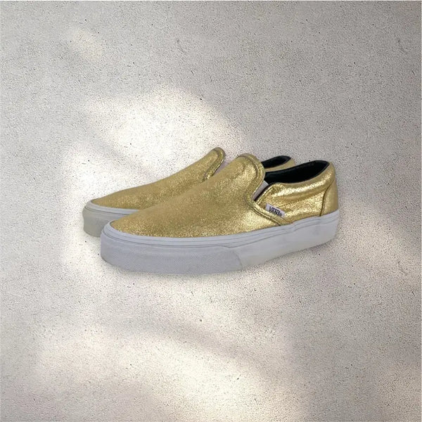 [BUNJANG] Vans Classic Slip-On Gold (US M4.5/W6) / [225] 반스 클래식 슬립온 골드 (No.656)