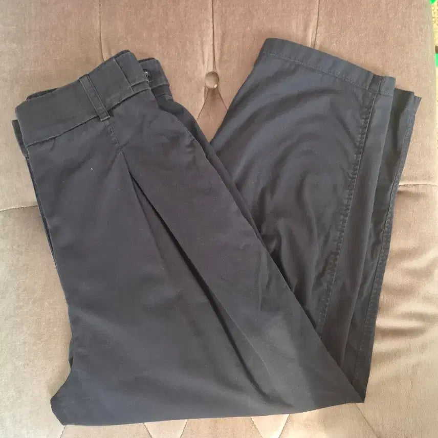 [BUNJANG] COS Women's Balloon Fit Chino Pants Black Size 34 / 코스 COS 여성 벌룬핏 치노 블랙 팬츠 34사이즈