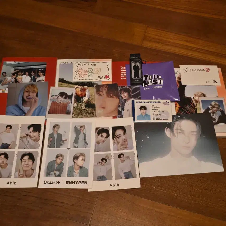 [BUNJANG] ENHYPEN Sunoo & Ni-ki Album Four-Cut Photo Bundle Set / 엔하이픈 선우 니키 앨범 네컷 일괄 양도