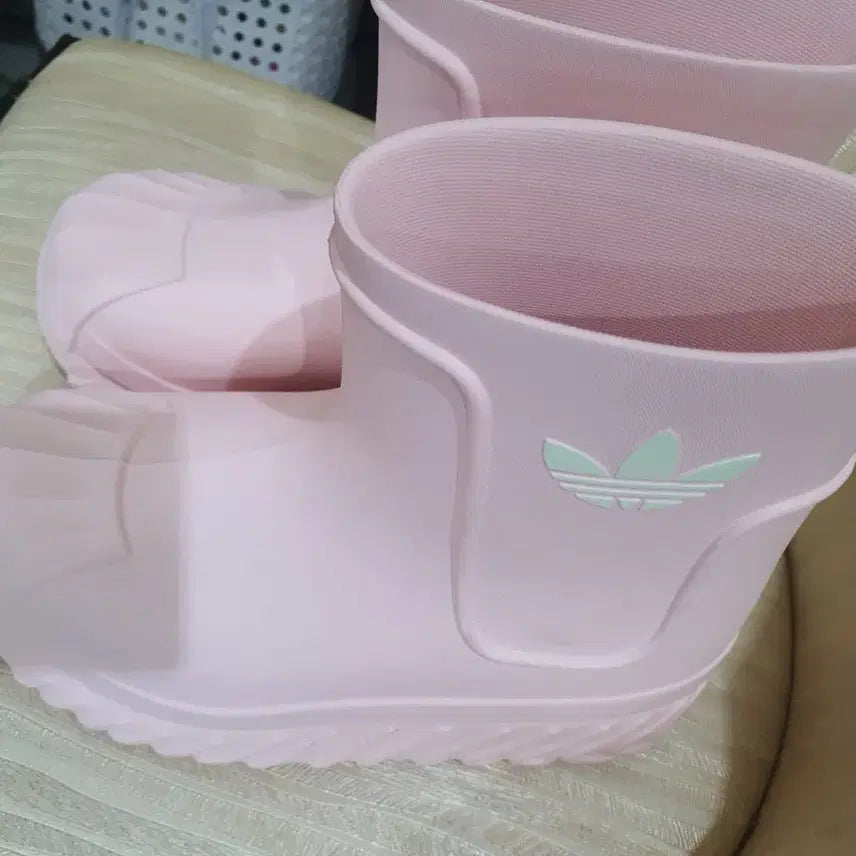 [BUNJANG] Adidas Adiprene Rain Boots Pink 235 / 아디다스   아디픔  레인부츠  부츠 235 핑크