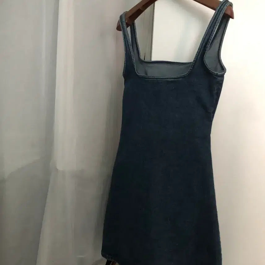 [BUNJANG] ZARA Denim Cut-Out Dress XS / 자라 데님 컷아웃 원피스 XS