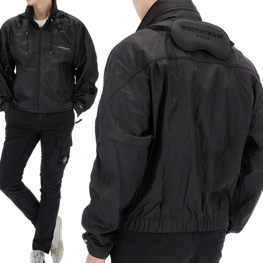 [BUNJANG] Wooyoungmi 24SS Eye Mask Windbreaker Jacket / 24SS 우영미 아이 마스크 트랙수트(바람막이) 자켓