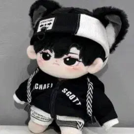 [BUNJANG] 20cm Doll Clothes Spy Black Outfit / 20cm 솜인형옷 꽃밭옷장 스파이 블랙