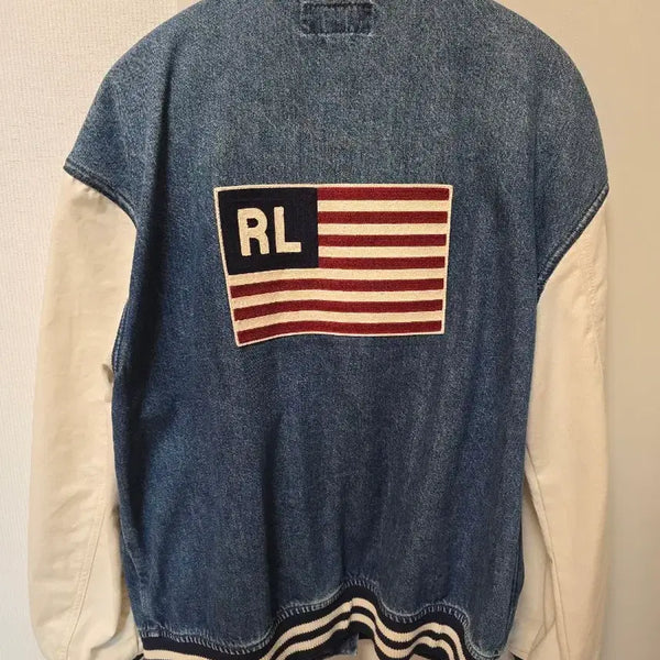 [BUNJANG] Polo Ralph Lauren Flag Varsity Jacket / 폴로 성조기 바시티 s